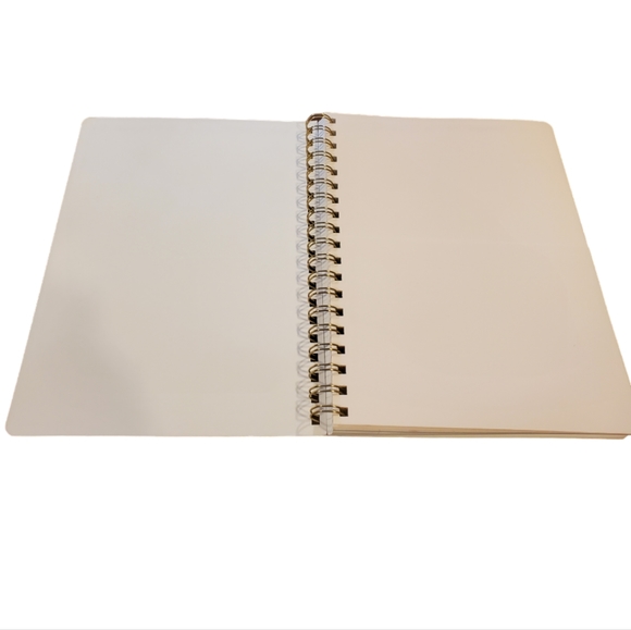 Fringe Studio Blue Dogs & Coffee Forever Faux Leather Spiral Journal Notebook - Picture 3 of 8